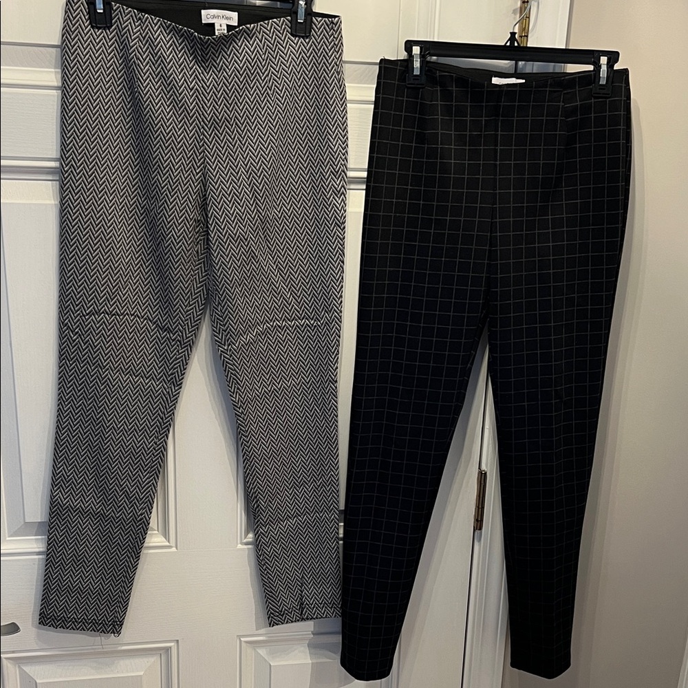 Calvin Klein Monochrome & Chevron Pants